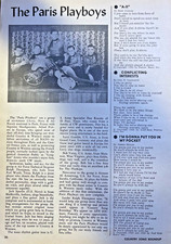 1964 Country Musicians The Paris Playboys Ralph Thompson Jack Spurlin Dan Ramsey