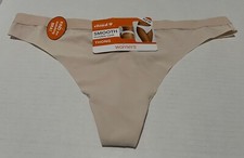 NWT Warner s Cloud 9 Smooth Invisible Thong XL Beige