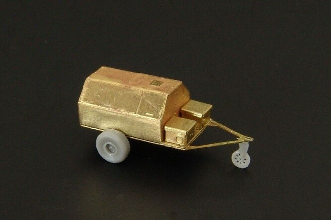 Brengun BRS144010 - 1:144 U S Airfield Utility Cart (2 Pieces) - New