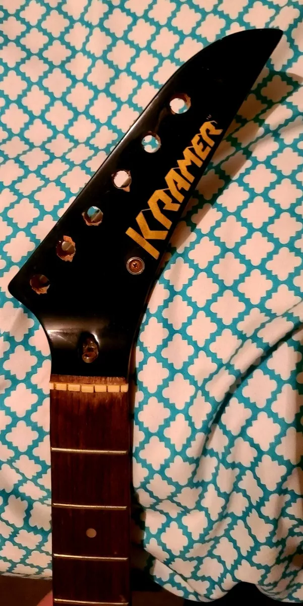 Vintage Kramer Electric Guitar Neck Black