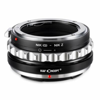 K&F CONCEPT Lens Mount Adapter for G AF-S Mount Lens to Nikon Z6 Z7 Camera Body