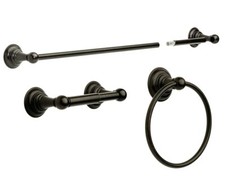 Delta Providence Collection 3 Piece Towel Bar Ring Holder Bronze