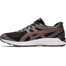 ASICS Men's Gel-Sileo Running Shoes, 12M, Black/Cayenne