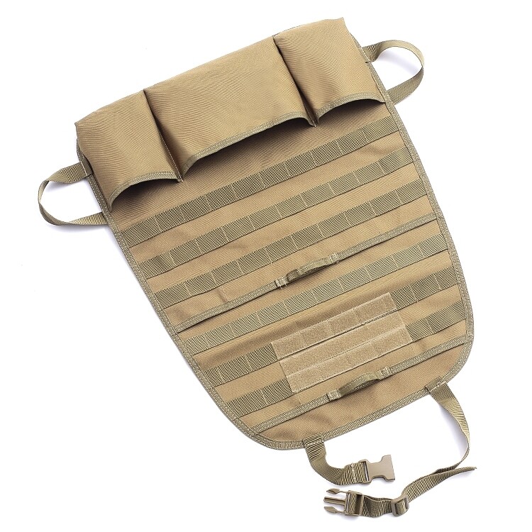 Car Seat Back Organizer Cover Storage Bag Vehicle Tactical Molle Panel
