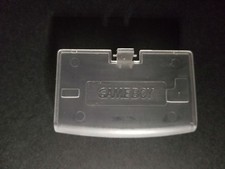 TRANSPARENT CLEAR GAME BOY LOGO ADVANCE REPLACEMENT BATTERY COVER LID DOOR D23