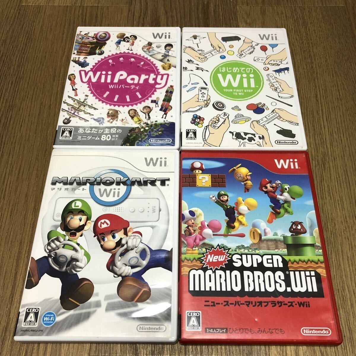 New Super Mario Bros. Wii , Mario Kart & Wii Sports Resort set Wii Japanese  ver