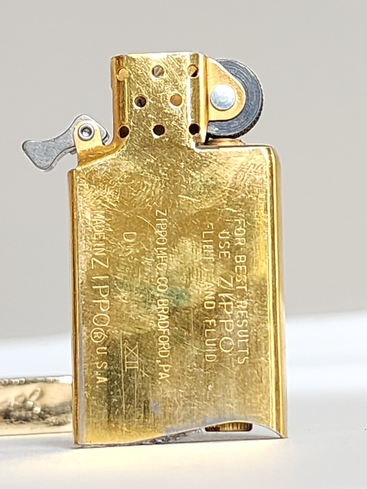 14k SOLID GOLD ZIPPO LIGHTER 1950's eBay