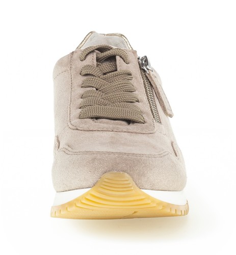 Gabor Comfort Halbschuh 86 378 31 Beige Nubukleder Schnürschuh Sneaker Einlage - Imagen 5 de 5