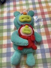 Sing A Ma Jigs Teal Red Duet Singing Plush 2010 Fisher Price 2010 TESTED