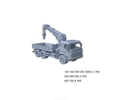 #ad 3D Printed 1 350 400 700 Truck mounted crane Unpainted Model $16.99