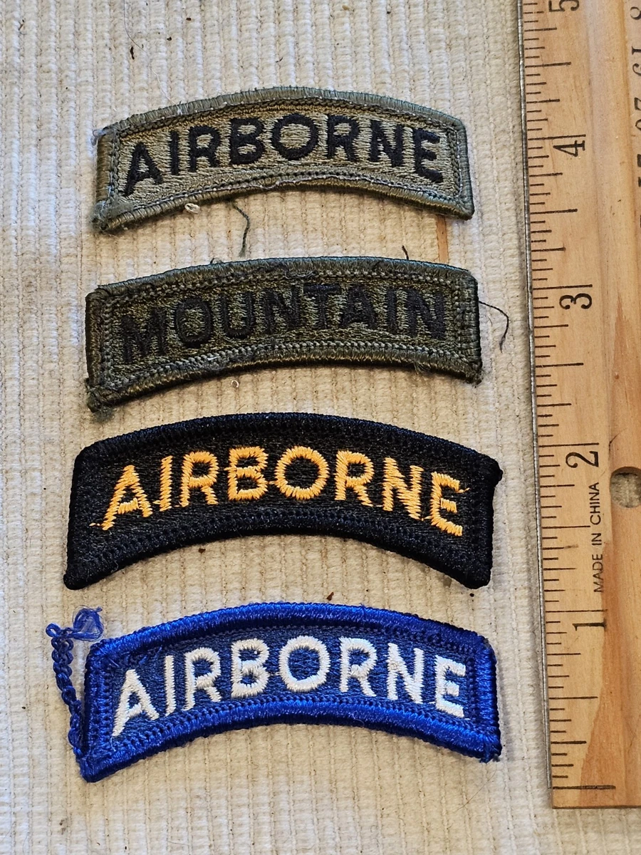Lotto patch paracadutisti aviotrasportati epoca Vietnam US Army