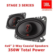 JBL Stage3 6427 35W 4 x 6" 2-Way Coaxial Car Audio Speakers