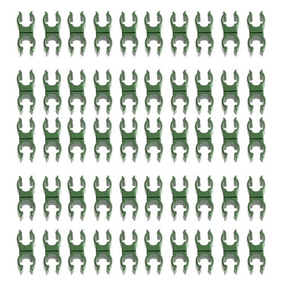 #ad 50PCS 16mm 0.63in Plant Trellis Cross Buckle Fixing Clip Garden Orchard Plast... $30.41