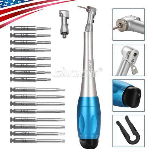 Dental Torque Wrench Universal Implant Kit Contra Angle&16 Drivers/Implant Kit - Picture 3 of 36