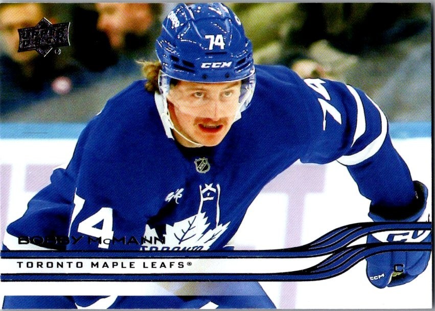2025-26 Upper Deck Series 1 - Bobby McMann - #162 Base Card Toronto Maple Leafs