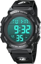Digitaluhr Herren Wasserdicht 3ATM Sportuhr Armbanduhr für Herren
