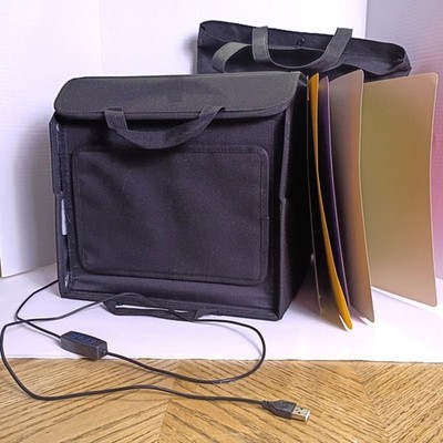 Glendan Light Box Photography 12''x12'' Portable Photo Box Shooting Tent Kit