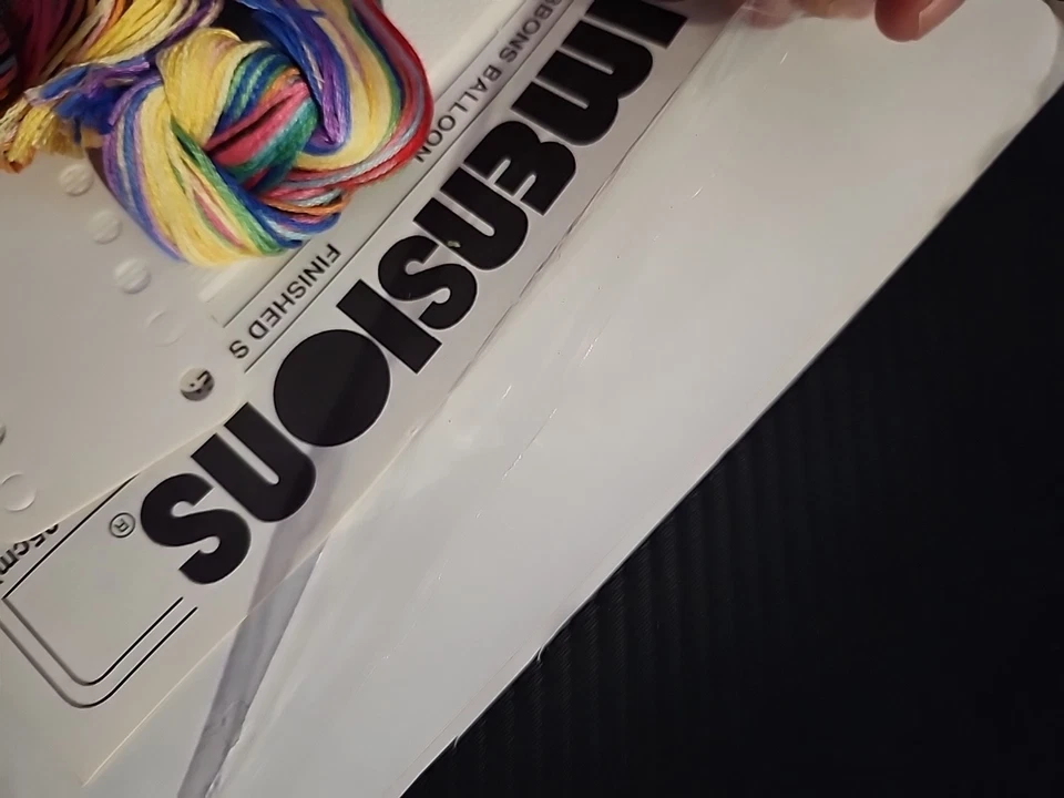 Kit de punto de cruz contado osos de peluche globo #3721 corazones y cintas NUEVO Foto 3 de 4