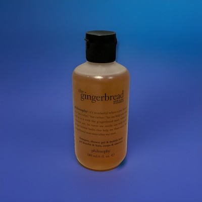 Philosophy The Gingerbread Man Shampoo Shower Gel & Bubble Bath Body Wash 6 oz