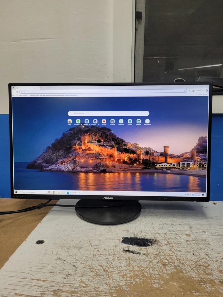 Monitor ASUS 27" Pantalla Ultra Ancha Full HD LED VN279 Con Soporte Sin Cable de Alimentación Foto 2 de 4