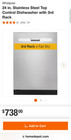 Brand New Whirlpool Dishwasher