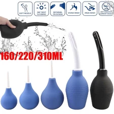 Anal Vaginal Bulb Douche Enema Irrigation Colonic Cleaner Rectal Syringe Kit NEW