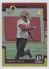 2017 Donruss Optic Rookies Red & Yellow Prizm Robert Davis #117 0l1