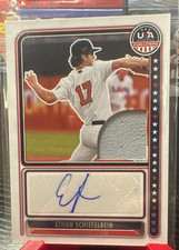 Panini 2024 Stars and Stripes Ethan Schiefelbein Auto Mem RC NTS-ES /199