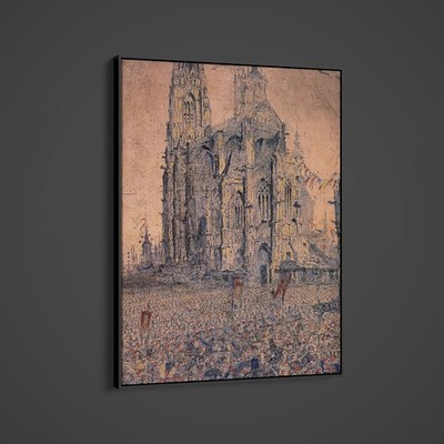James Ensor - The Cathedral - Art Print on Paper or Canvas