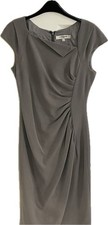 L.K. Bennett Grey Davina Dress - As Seen On Kate Middleton (Teal) .MidiDress UK8