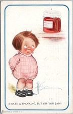 1911 GRACE DRAYTON WIEDERSEIM Postcard "I Hate a Spanking, But
