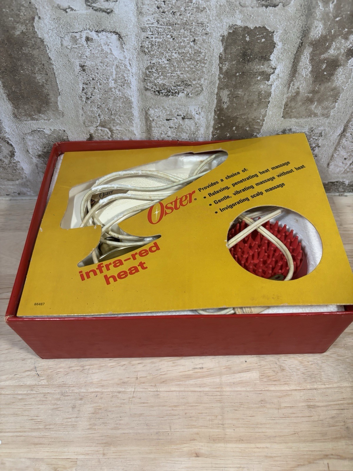 ⭐️OSTER 219-01⭐️Imperial Infra-Red Heat Massager Handheld in Box⭐️Tested Works