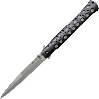 Cold Steel Ti-Lite Folding Knife 6'' CPM S35VN Steel Blade Black Aluminum Handle