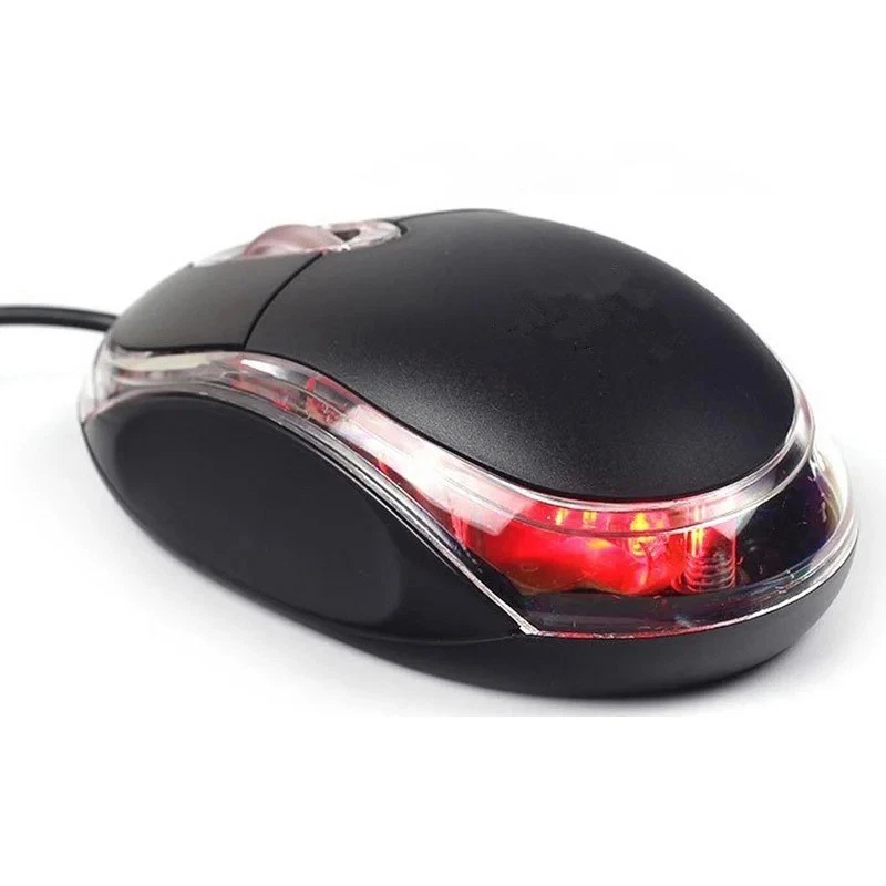 LED Wired USB Mouse For PC Laptop Computer Optical Scroll Wheel - Image 3 of 4