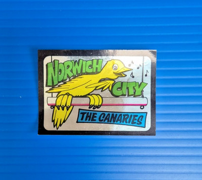 A&BC GUM FOOTBALL TEAM EMBLEME 1968 (NORWICH CITY)