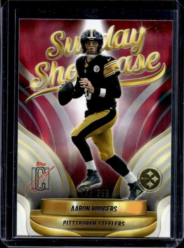 2025 Topps Signature Aaron Rodgers Coral (RAW)