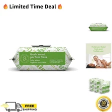 Baby Wipes Fresh Scent 810 Count 9 Pack for Gentle Cleansing and Sensitive Skin