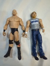 WWE Wrestling Action Figures Dean Ambrose & Stone Cold Steve Austin - Lot of  2