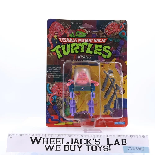 Krang Teenage Mutant Ninja Turtles TMNT 1989 Playmates Figure NEW MOSC UNPUNCHED