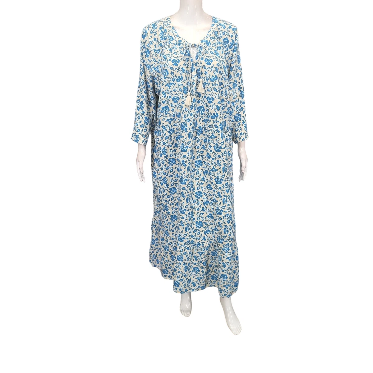 ebay linen dresses size 18 Ann Taylor Loft Women Short Sleeve Dress Size 0 Floral Linen Blend B320 -18