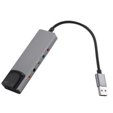 6-In-1 Computer Sound Card 5.1 USB External Sound Card Multi-Function Audio5767