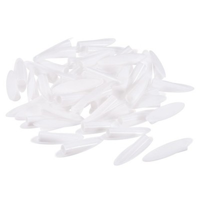 100Pcs 9mm Plastic Pocket Hole Plugs Wood Plugs for Jig Working Tool White