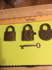 Heavy Vintage Locks USN, YALE, EAGLE No Keys For Locks All Locks Made In USA