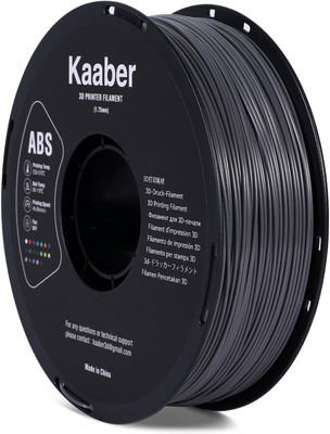 Kaaber Gray ABS Filament 1.75 mm,1KG 3D Printing Materials Fit Most FDM Printer,