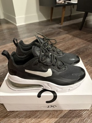 Nike Air Max 270 React Black/Metallic Silver Women's Size 8 CT3426-001