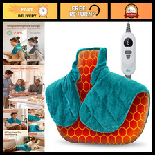 Graphene Heating Pad for Neck, Shoulders  Back - Pain Relief Gift for Mom, Elde