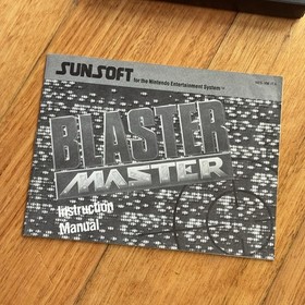 Blaster Master Nintendo NES Entertainment System Boxed Game & Manual
