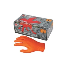 MCR SAFETY 6016OM Disposable Gloves,Nitrile,M,PK100 415M88