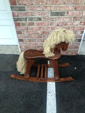 WOODEN ROCKING HORSE - GREAT CONDITION , FOR INVESTMENT OR CHILDS PLAY