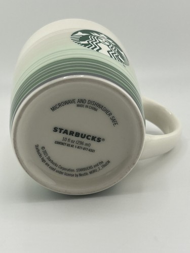 Starbucks 2021 Green Ceramic 10 Oz Mermaid Coffee Mug Cup - Picture 6 of 6